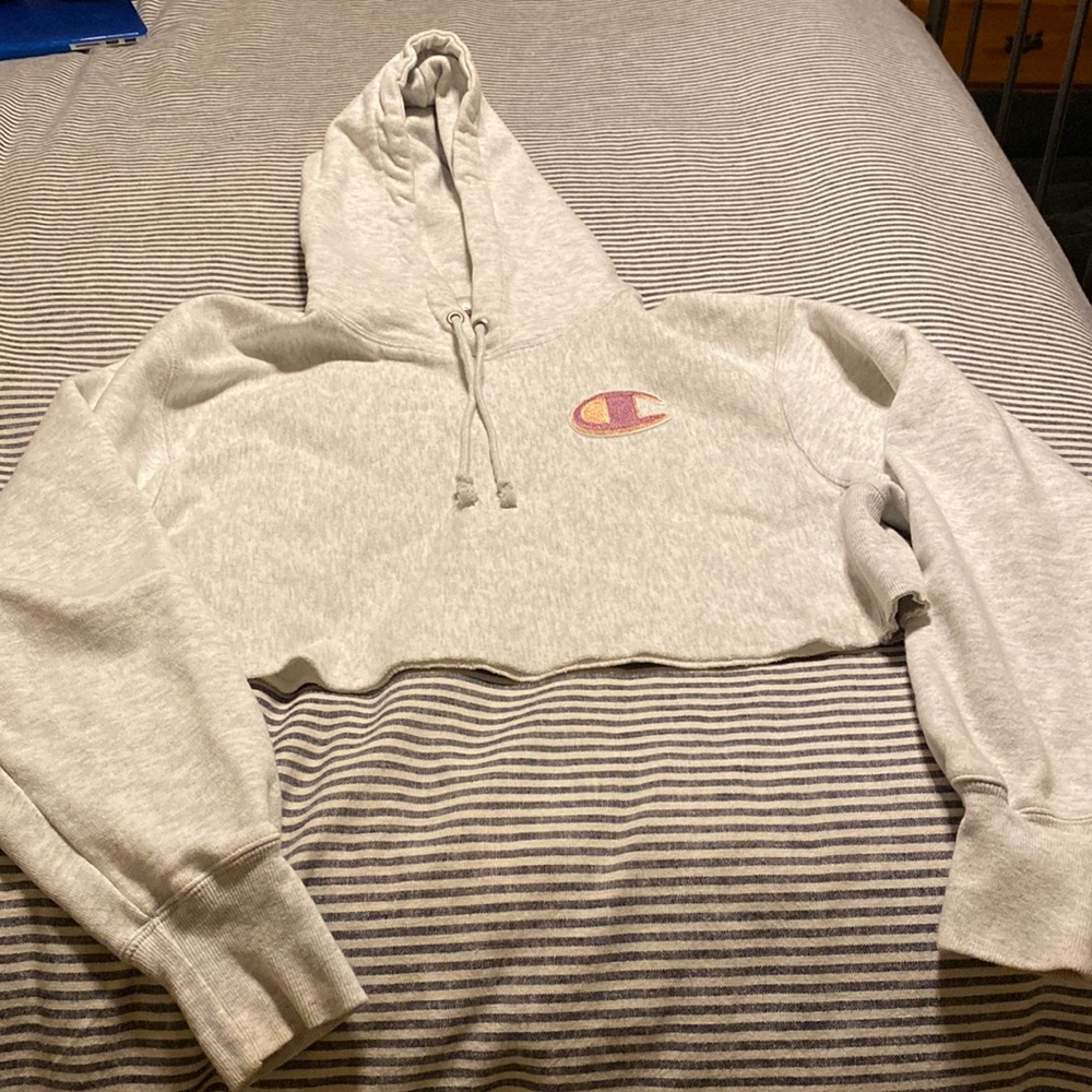 Champion reverse weave cropped hoodie